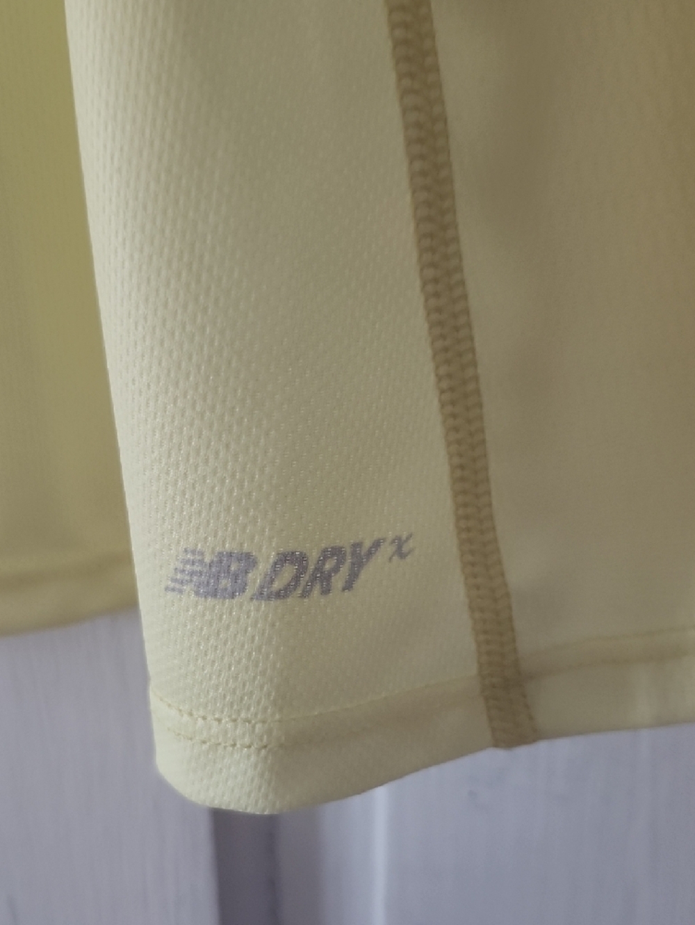 New Balance Pale Yellow Tank with Coral Nationals Outdoor Logo - Picture 5 of 6